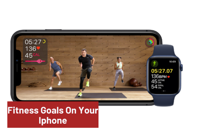 how to change fitness goals on iphone