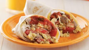 2. Breakfast Burritos: