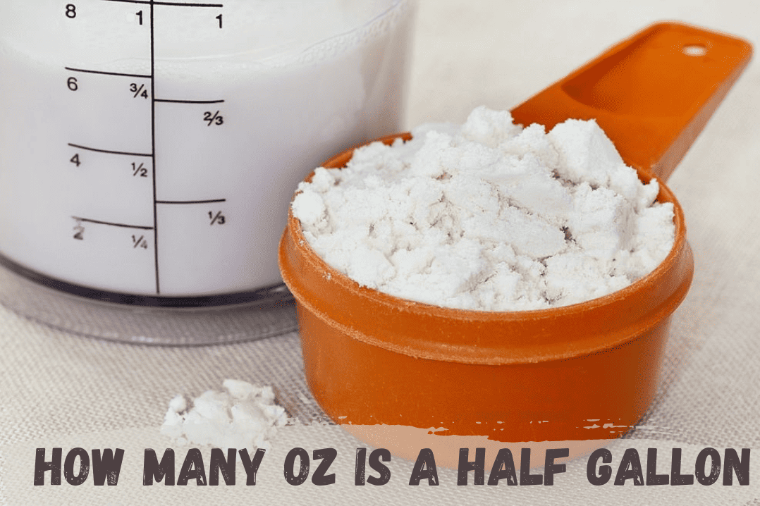 How many oz is a Half Gallon