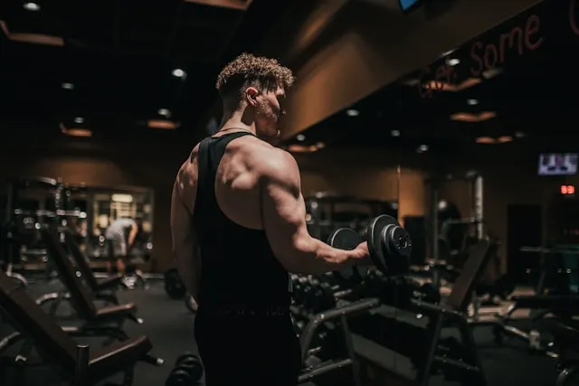 Men Doing workout at gym